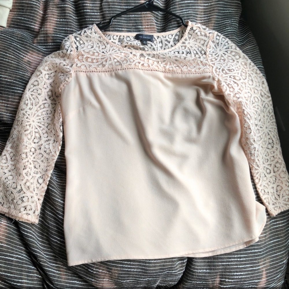 Pink Lace Blouse/Top
